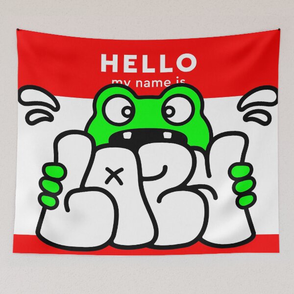 Item preview, Hello my name is 02 designed and sold by The Lazy Frogs.