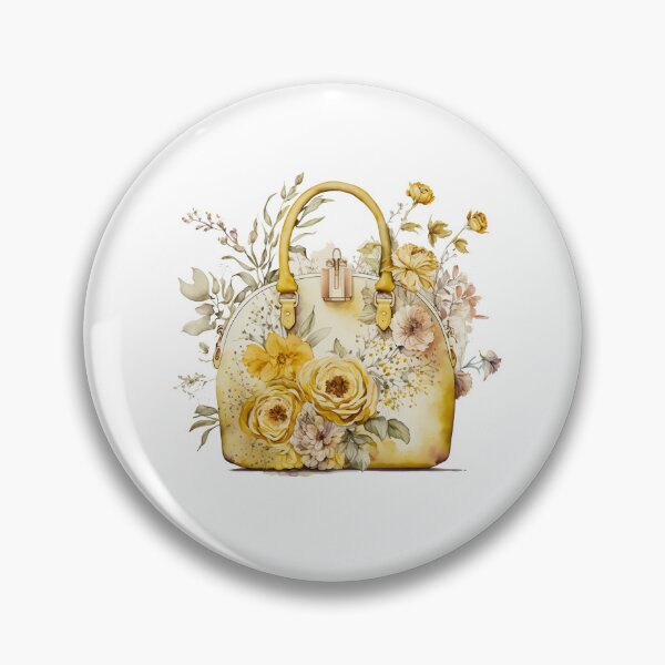 Artikelvorschau, Luxuriöse Designer-Tasche mit Blumenmuster entworfen und verkauft von DreamiDreams.