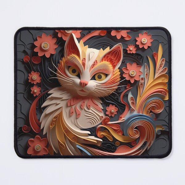 Item preview, Quilled Ukiyo-e Cat designed and sold by WFTan.