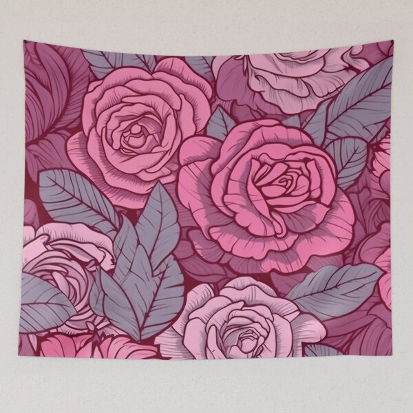 Aperçu de l'œuvre Floral Pattern Roses Shabby Chic créée et vendue par MTJ-Mushrooms.