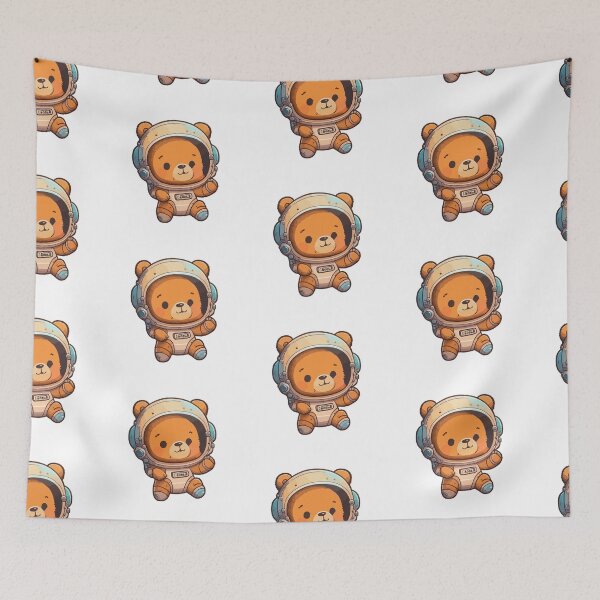 Item preview, Astronaut Floating Bear designed and sold by spyduckz.