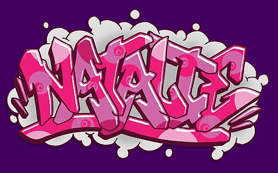  Natalie  graffiti  lettering Photographic Print by 