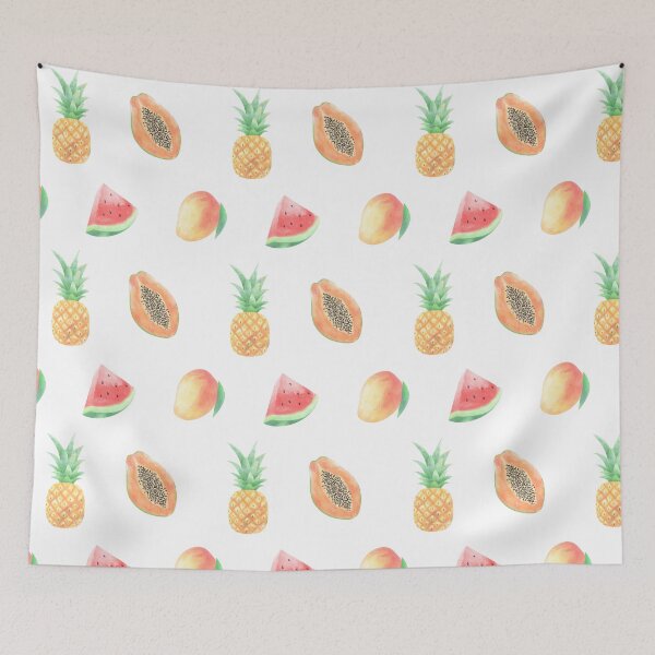 Item preview, Summer Tropical Fruit Pattern designed and sold by Melissa Mielke.