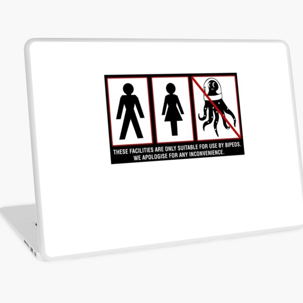 Bipeds Only -sticker Laptop Skin