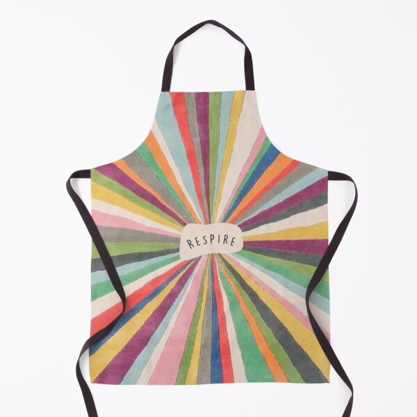 Item preview, respire colorful retro aura rainbow art designed and sold by Anavrisss.