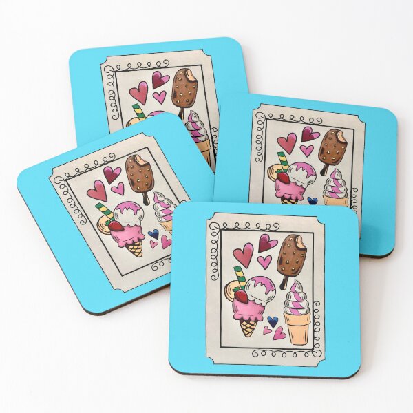 Item preview, Ice cream Popsicle Desserts designed and sold by malinshepherd.