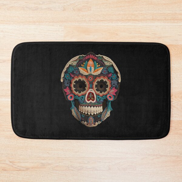 Item preview, Deluxe design made of embroidery skull textile Day of the Dead, Dia de los Muertos designed and sold by Tio-Tecun.