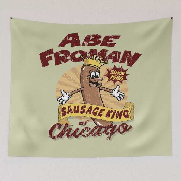 Item preview, Abe Froman Sausage King of Chicago Retro 1986 designed and sold by Alema Art.