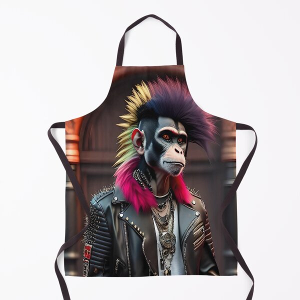 Item preview, Fashion Trendsetter: Monkey  Punk's Edgy and Stylish T Shirt designed and sold by artmanikin.