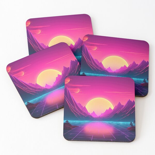 Item preview, Solar Summits: Synthwave Radiance in the Mountains designed and sold by Mullet Monkey.