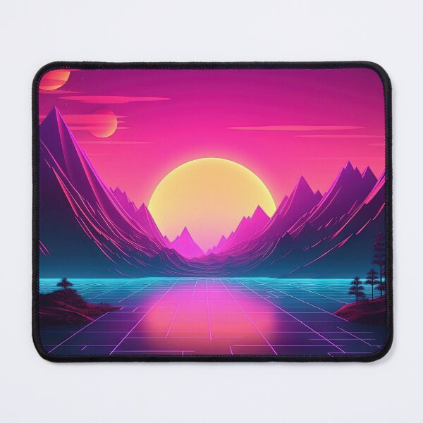 Item preview, Solar Summits: Synthwave Radiance in the Mountains designed and sold by Mullet Monkey.
