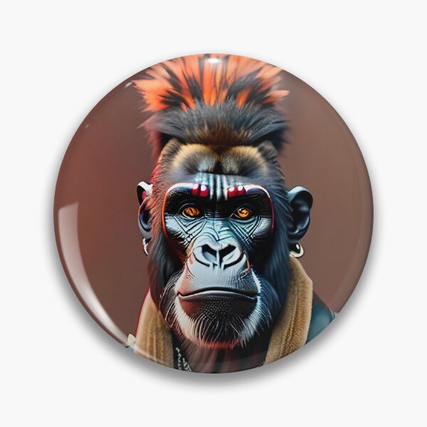 Item preview, Animal Fashion Icon: Be Inspired by Monkey Punk's Unique Look T Shirt designed and sold by artmanikin.