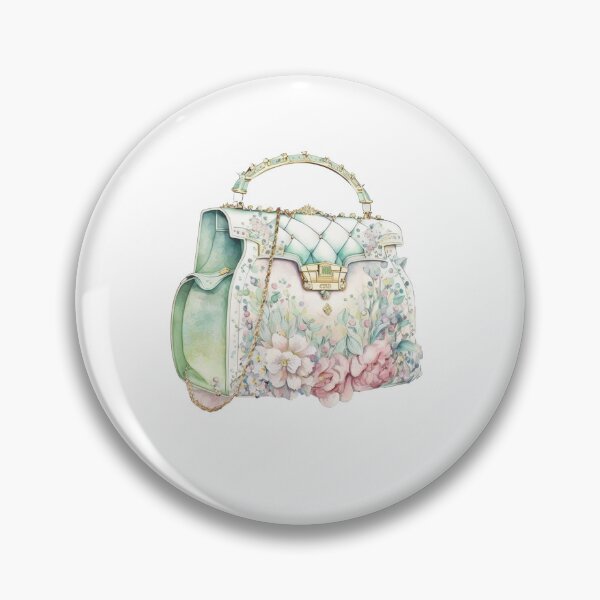Artikelvorschau, Luxuriöse Designer-Tasche mit Blumenmuster entworfen und verkauft von DreamiDreams.