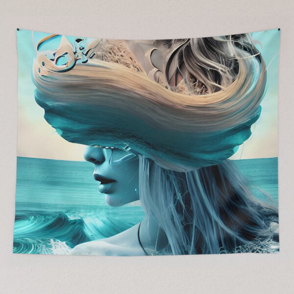 Item preview, Fusion between water and man designed and sold by AICreatorin.