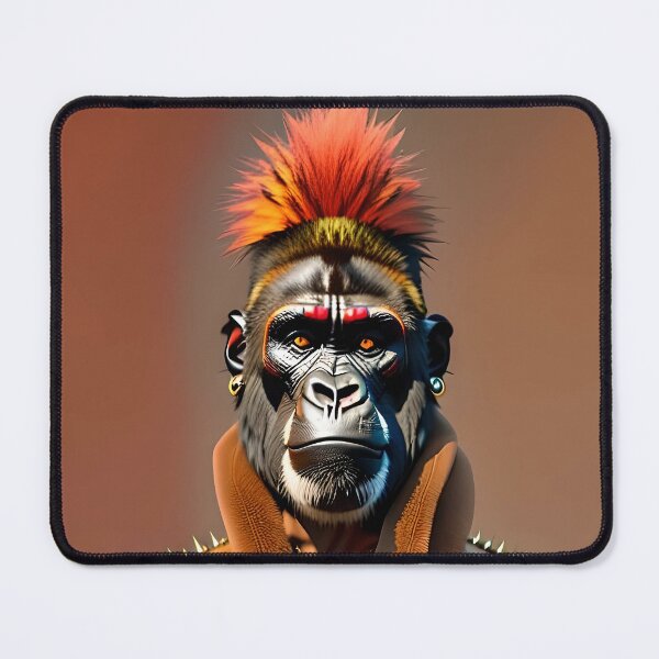 Item preview, Trendy Animal Couture: Unleash Your Style with Monkey Punk's Fashion Statement designed and sold by artmanikin.