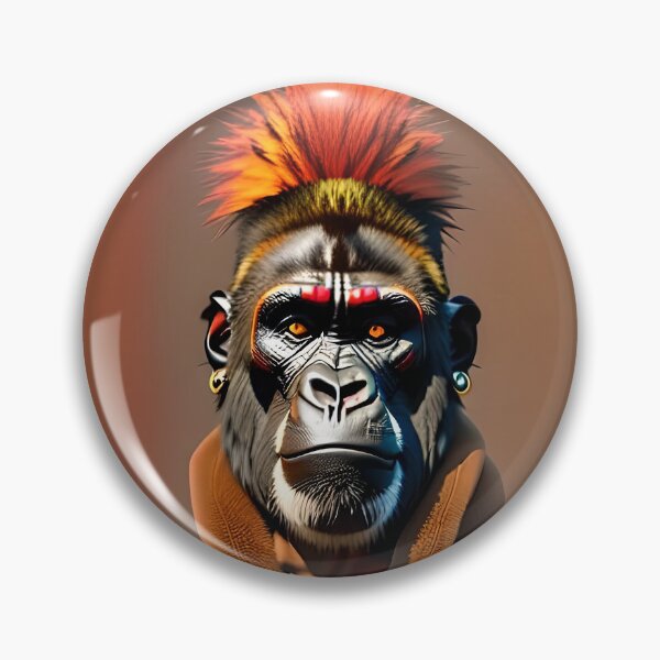 Item preview, Trendy Animal Couture: Unleash Your Style with Monkey Punk's Fashion Statement designed and sold by artmanikin.