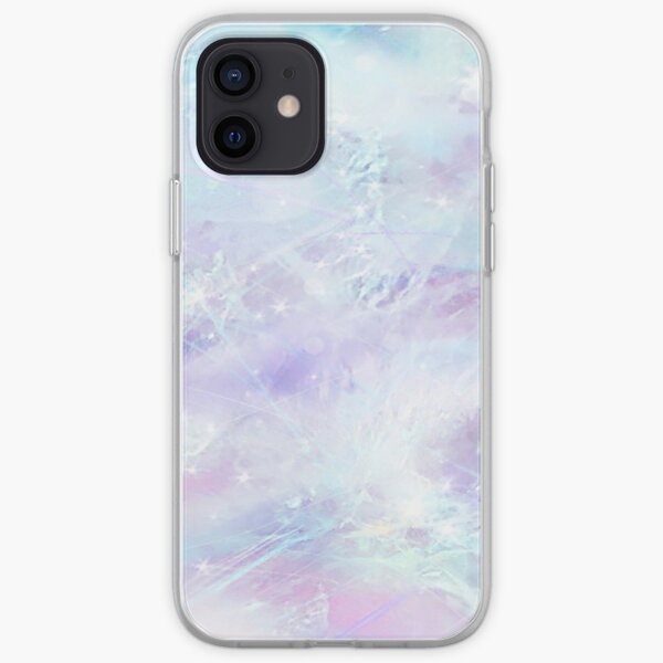 Rose Quartz Pastel Crystal Print iPhone Soft Case