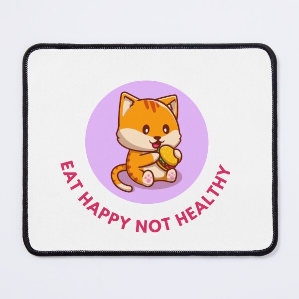 Item preview, Eat happy not healthy designed and sold by PurpleWay.