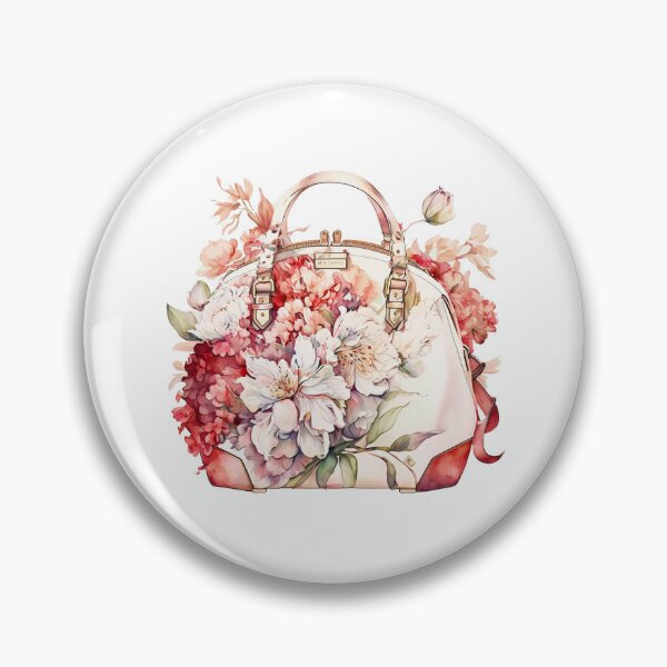 Artikelvorschau, Luxuriöse Designer-Tasche mit Blumenmuster entworfen und verkauft von DreamiDreams.