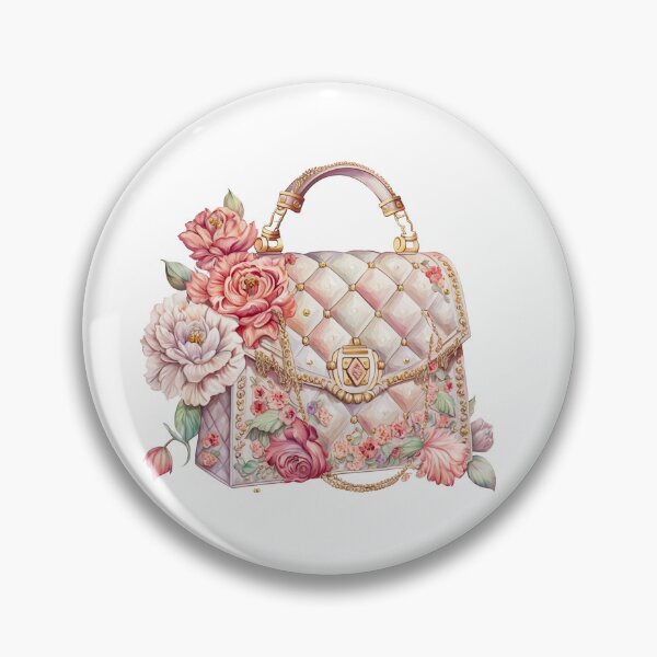Artikelvorschau, Luxuriöse Designer-Tasche mit Blumenmuster entworfen und verkauft von DreamiDreams.