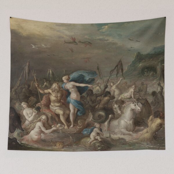 Item preview, The Triumph of Neptune and Amphitrite | Frans Francken | 1630 Baroque Greek Mythology Art designed and sold by CJET.