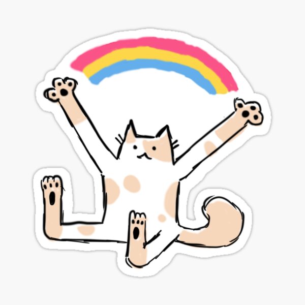 Pan minou Sticker