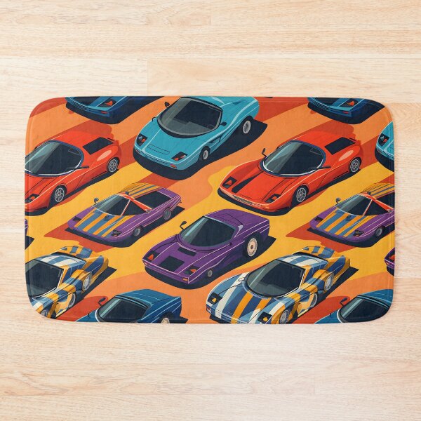 Item preview, Retro Super Car pattern  designed and sold by PixlMasterpiece.