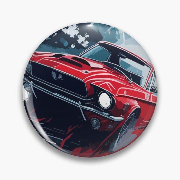 Item preview, Lunar Drifters - 1968 Ford Mustang Red Shelby Edition designed and sold by urbsrepublic.