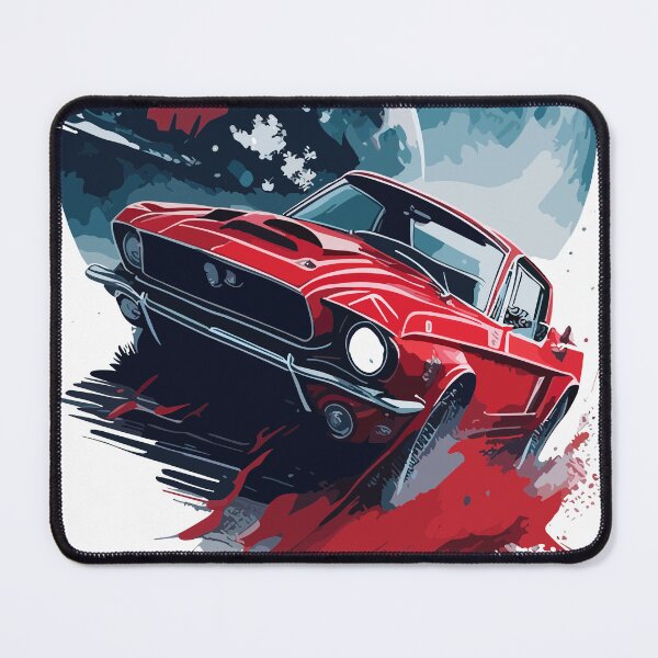Item preview, Lunar Drifters - 1968 Ford Mustang Red Shelby Edition designed and sold by urbsrepublic.