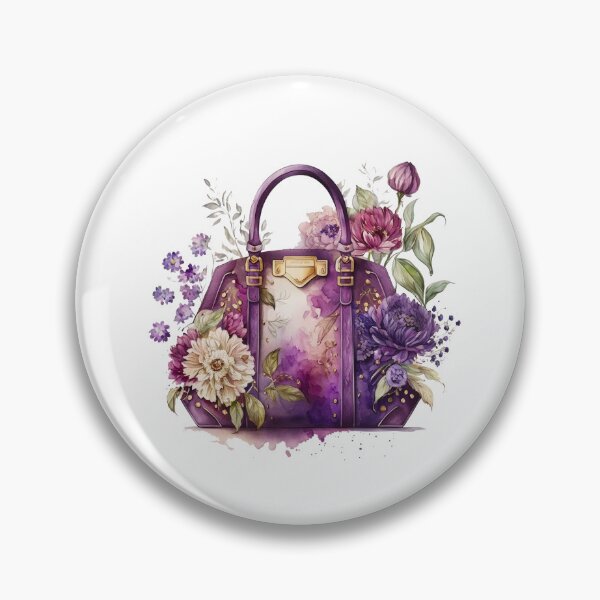 Artikelvorschau, Luxuriöse Designer-Tasche mit Blumenmuster entworfen und verkauft von DreamiDreams.