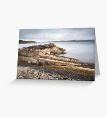 Cove Rocks Greeting Card