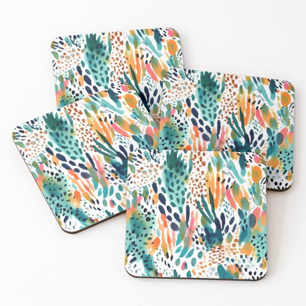 Item preview, Boho colorful turquoise animal print designed and sold by DaisyMarroquin.