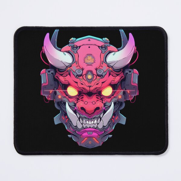 Item preview, Cyberpunk Demon Oni Mask designed and sold by notanotherif.