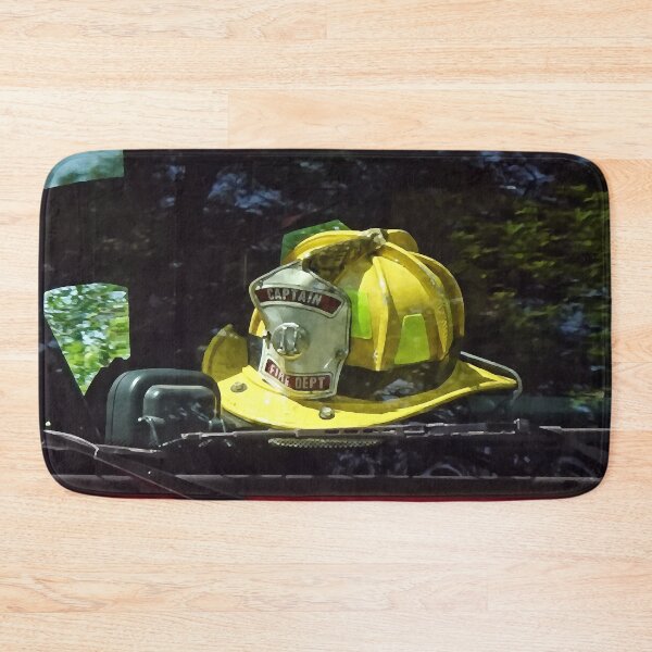 Item preview, Yellow Fire Captain's Helmet designed and sold by Susan Savad.