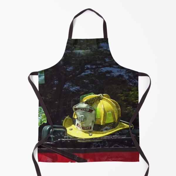 Item preview, Yellow Fire Captain's Helmet designed and sold by Susan Savad.