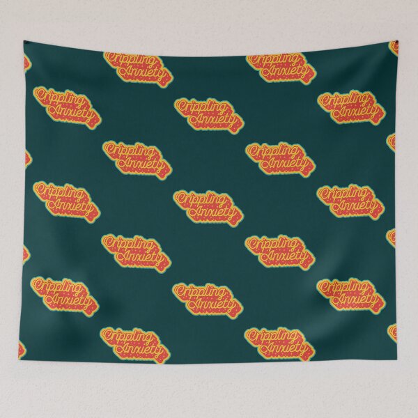 Item preview, Crippling Anxiety - mental health pun designed and sold by DalzielGagnon.