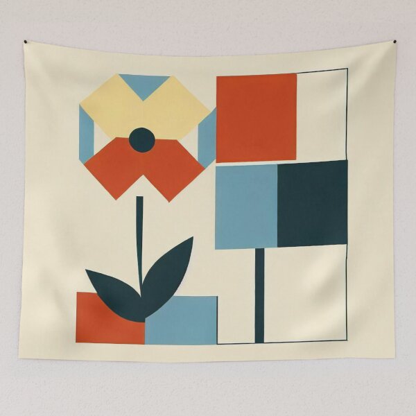 Item preview, Cubist flower designed and sold by Donkey's Salad.