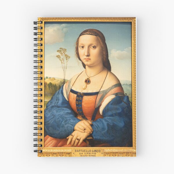Item preview, Florence, Italy - Portrait of Maddalena Doni, 1506, by Raffaello Sanzio. Raphael - Renaissance painting masterpiece designed and sold by Paolo Modena Photography    -   Fine Italian Art.