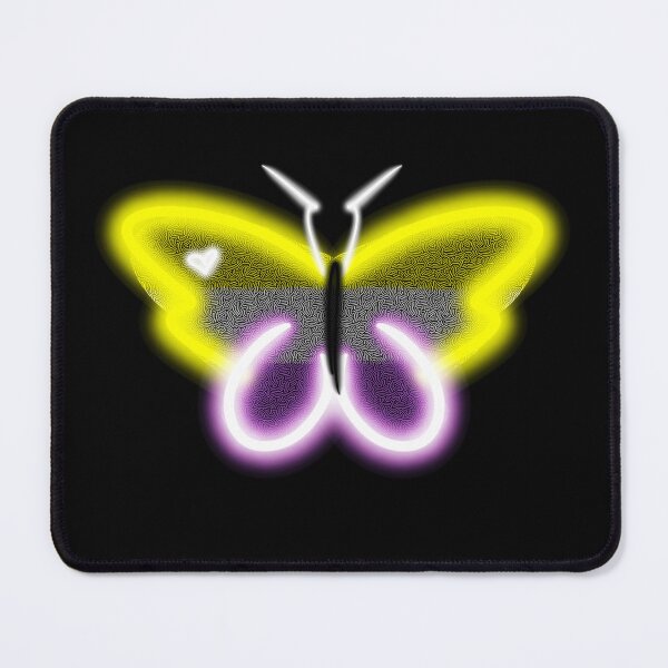 Item preview, Non-Binary Pride Moth (Version 1) designed and sold by O1RSH.