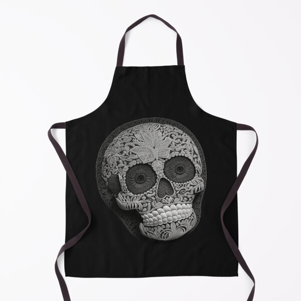 Item preview, Deluxe design made of embroidery skull textile Day of the Dead, Dia de los Muertos designed and sold by Tio-Tecun.