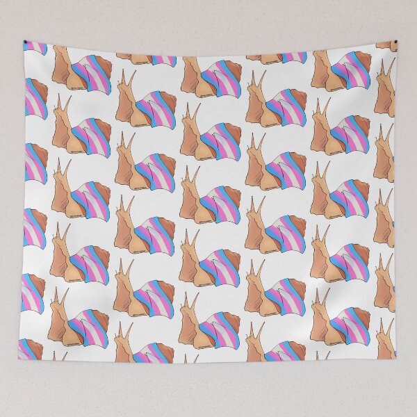 Item preview, Transgender Pride Snail designed and sold by snailcantsleep.