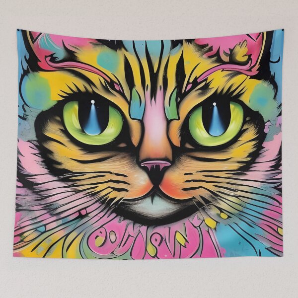 Item preview, Vintage Louis Wain Style Cat designed and sold by PC-artist.