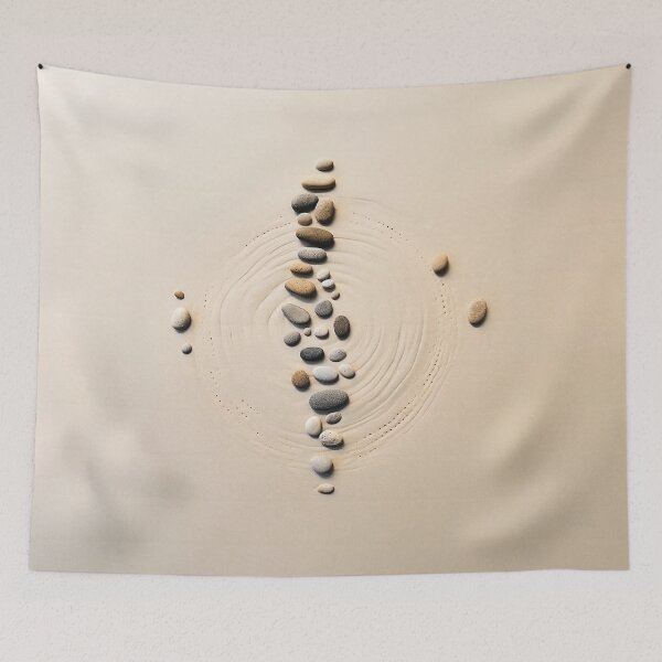 Item preview, Pebble Art On The Sand designed and sold by AdrianGrosu.