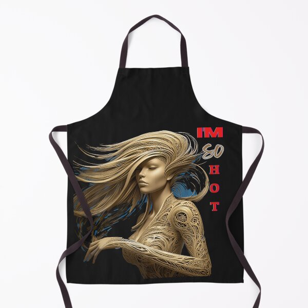 Item preview, I'm so hot,The Golden Woman,fantasy-bold styles-dreamy mood-madness-abstract-detailed-epic designed and sold by Hermossa-Art.