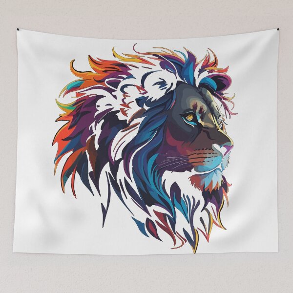 Item preview, Retro Aesthetic Lion Art designed and sold by printyai.