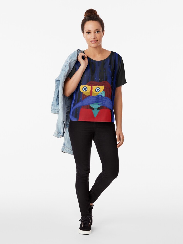 Alternate view of It's in the trees Chiffon Top