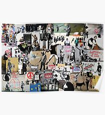 Banksy Collage Poster