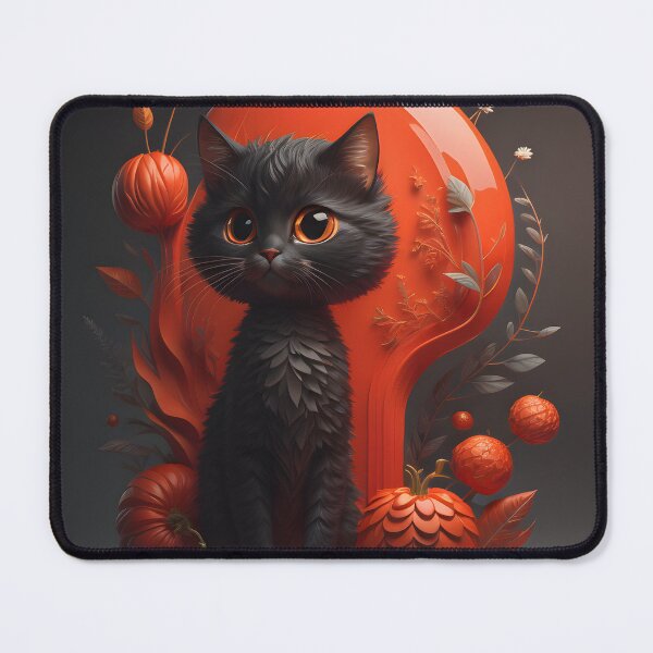 Item preview, "A Halloween cat" digital art designed and sold by arcticcayman.