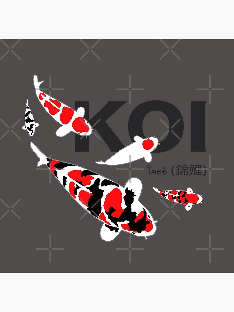 Japanese Koi Fish Art | Art Board Print