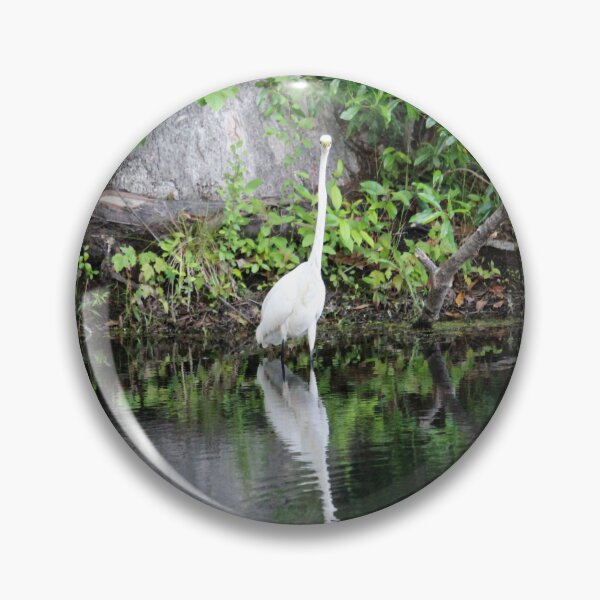 Item preview, White Egret Refection designed and sold by Cynthia48.